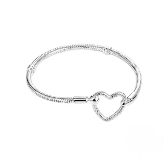 Heart Clasp Bracelet